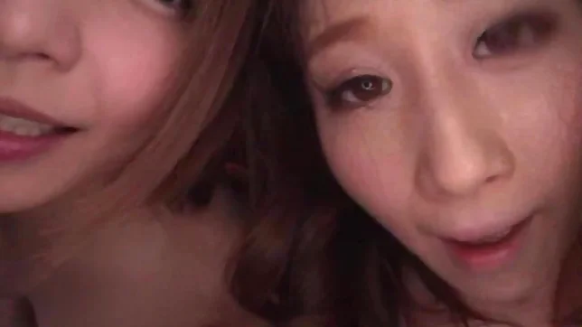 POV cock sucking session with two teens 2