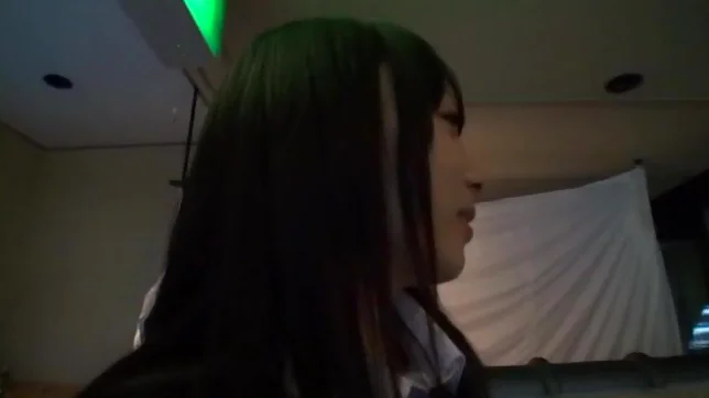 Passionate Japanese schoolgirl engulfs and rides cock in a toilet 3