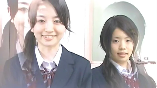 Cute and sexy Asian schoolgirl