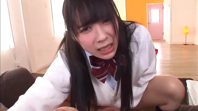 Sugary teen schoolgirl Ruka Kanae rides cock in all positions on pov 4