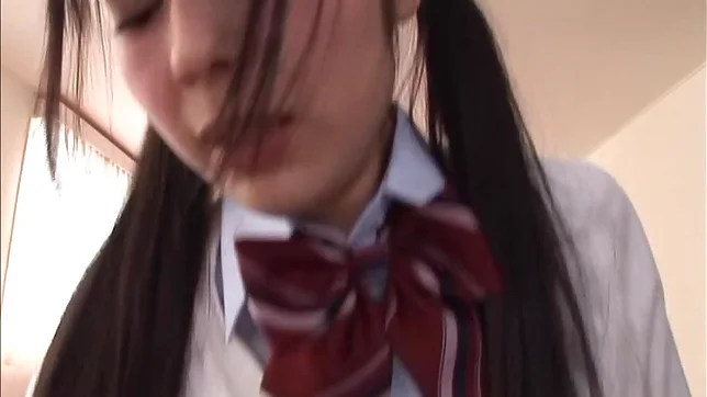 Sugary teen schoolgirl Ruka Kanae rides cock in all positions on pov 4