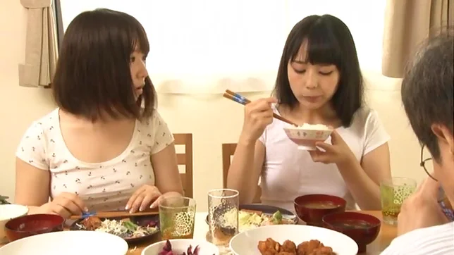 Naughty lass feeling horny from mashing her tiny boobs 6