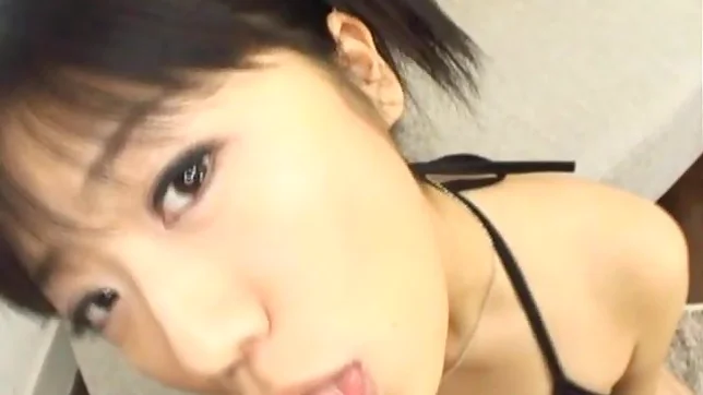 Saya Misaki Asian doll sucks huge cock 4