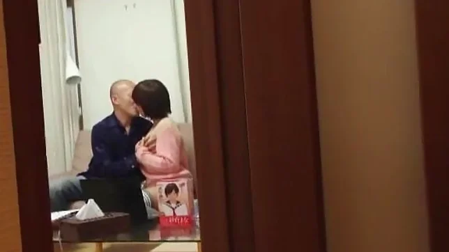 Naughty Japanese teen enjoys older hard on