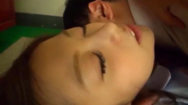 Sexy Japanese AV Model teen in uniform hot blowjob and hardcore sex 6