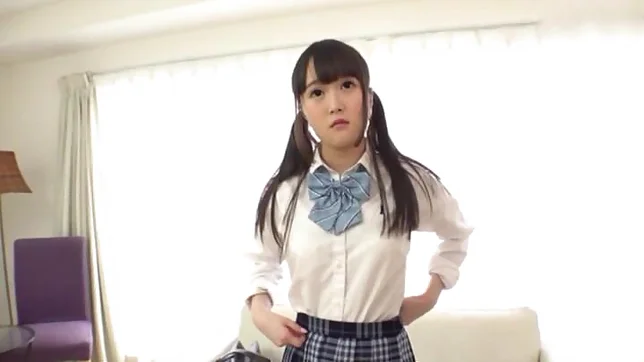 Insatiable schoolgirl is very horny