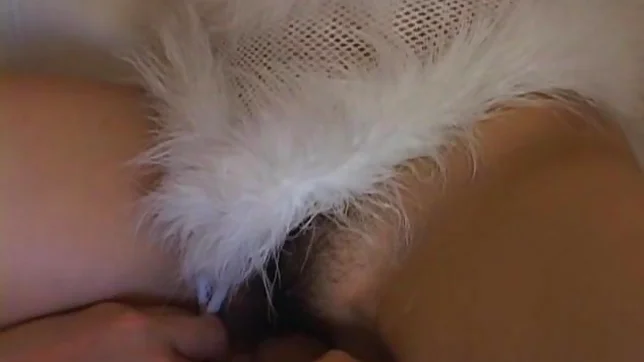 Cute Japanese chick cum on tits!