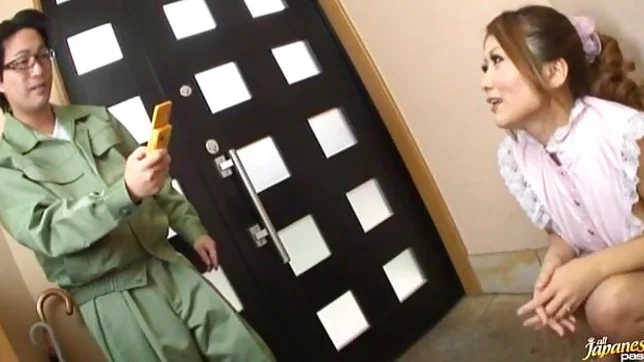 Hibik Ohtsuki is a sexy Japanese babe who enjoys sucking big cock 2