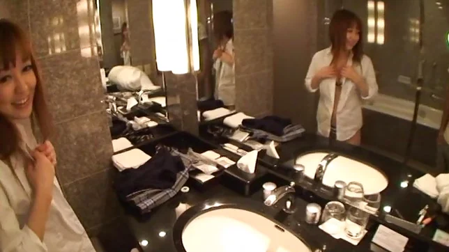 Sexy Yuu Shinoda takes a shower and then gets felt out 3