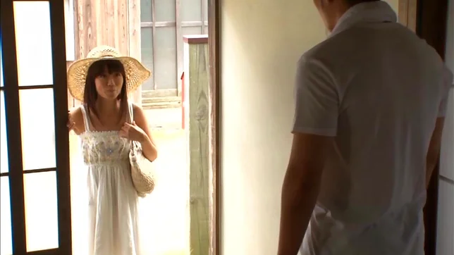 Curious Asian babe Asuko Hoshino spreads legs for pussy insertion