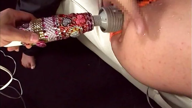 Reira Akane gets pussy drilled with massive toys 2