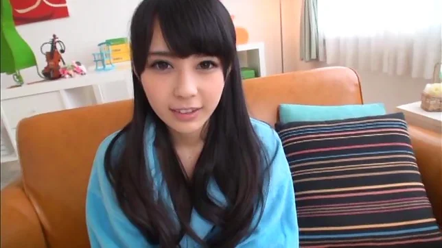 Dark-haired Japanese sweetie Ruka Kanae shows off her small tits 2