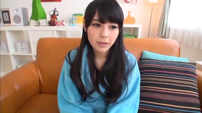 Dark-haired Japanese sweetie Ruka Kanae shows off her small tits 2