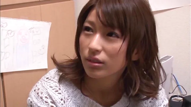 Nami Hoshino Asian chick jizzed on tits after warm blowjob