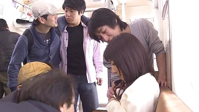 Horny Japanese schoolgirl Rin Yamagishi fucked doggie fashion 5