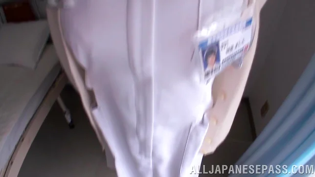 Petite amateur babe Mashiro Ayase deepthroats cock on pov video