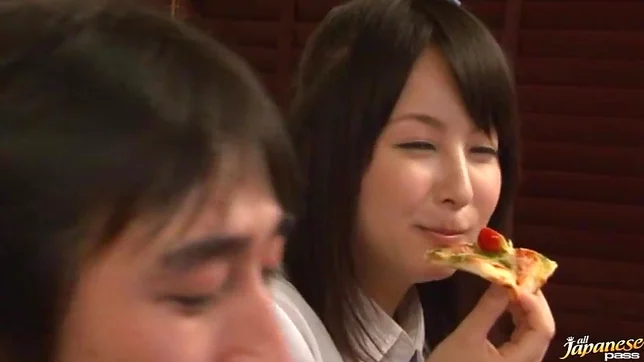 Petite schoolgirl panties pulled off and banged Ayumi Iwasa