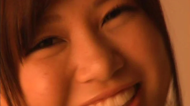 Playful Japanese AV model Ayumi Hasegawa shows off her big tits