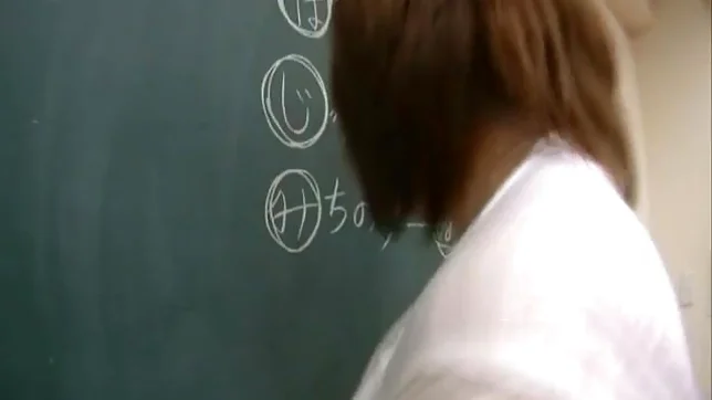 Rio Hamasaki Asian model is a big boobed teacher and popular for it 2