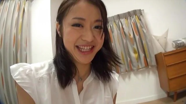 Kaede Niiyama lovely Asian doll gets her pussy fingered 2