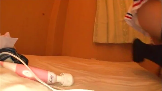 Nice teen is a Japanese AV Model in a sexy short skirt 2