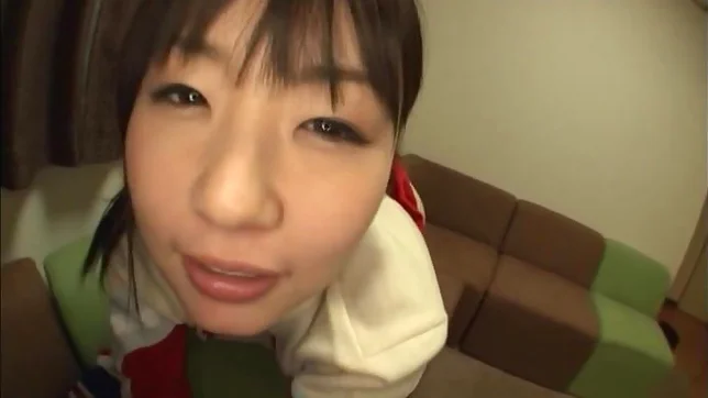 Japanese AV model is a hot cheerleader that loves masturbation and fucking 2