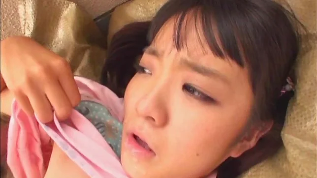 Pretty petite Asian teen gets her shaved tight muff drilled 2