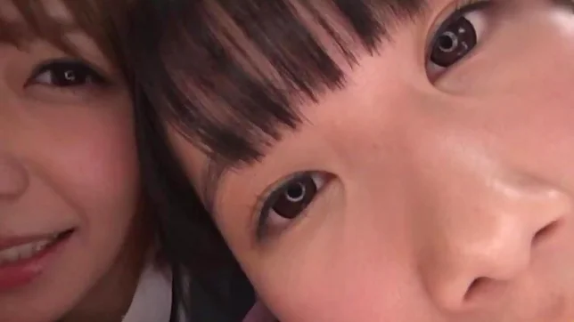 Japanese schoolgirls are being naughty 6