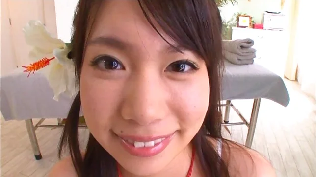 An Shinohara busty Asian babe gives massage and gets cumshot 2
