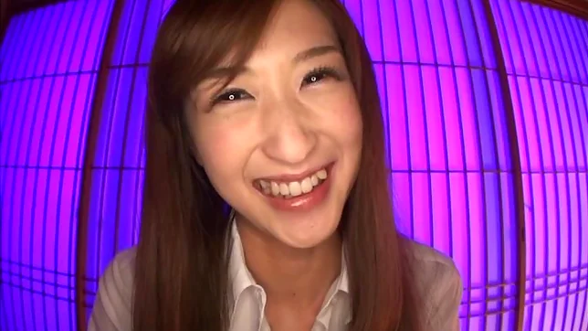 Ichika Kanhata naughty Japanese teacher gives foot job and blowjob