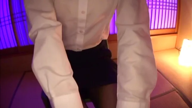 Ichika Kanhata naughty Japanese teacher gives foot job and blowjob