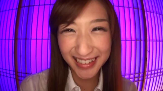 Ichika Kanhata naughty Japanese teacher gives foot job and blowjob