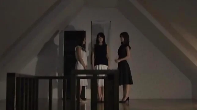 Kinky lesbians play hot pussy games indoors 8