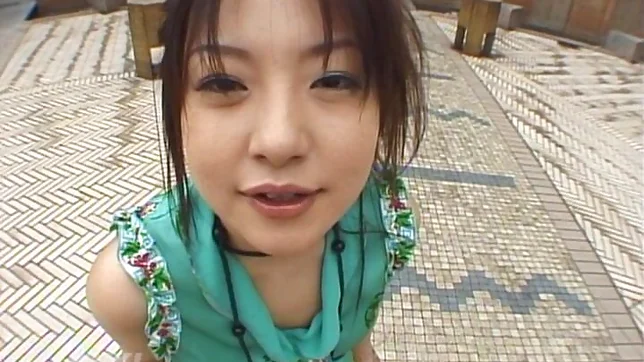 Amateur Japanese AV Model sucks dick and then fucks in POV 4