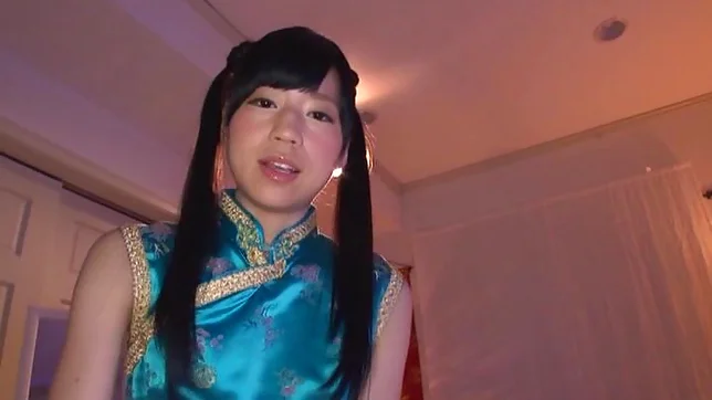 Young Mirai provides amazing massage on a big dong