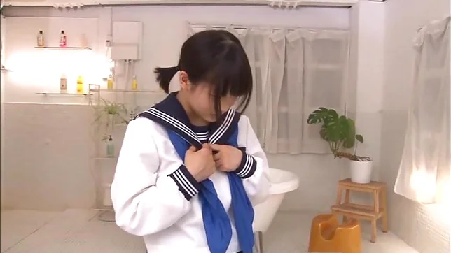 Hot bath with nice teen Yuri Shinomiya