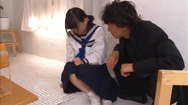 Hot bath with nice teen Yuri Shinomiya