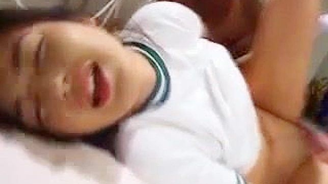 Naughty Asian teen gets on all fours for a hard anal fucking