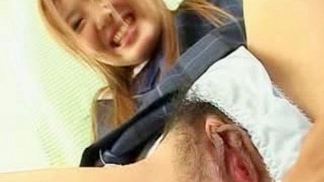 Wild babe Ai gets her hairy Asian pussy stuffed with fat cock